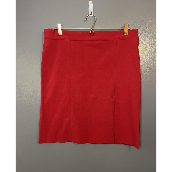 Nice Wear Skirt Womens XL Red Pencil Career Office Work Made in USA Vintage 90s - Picture 1 of 5